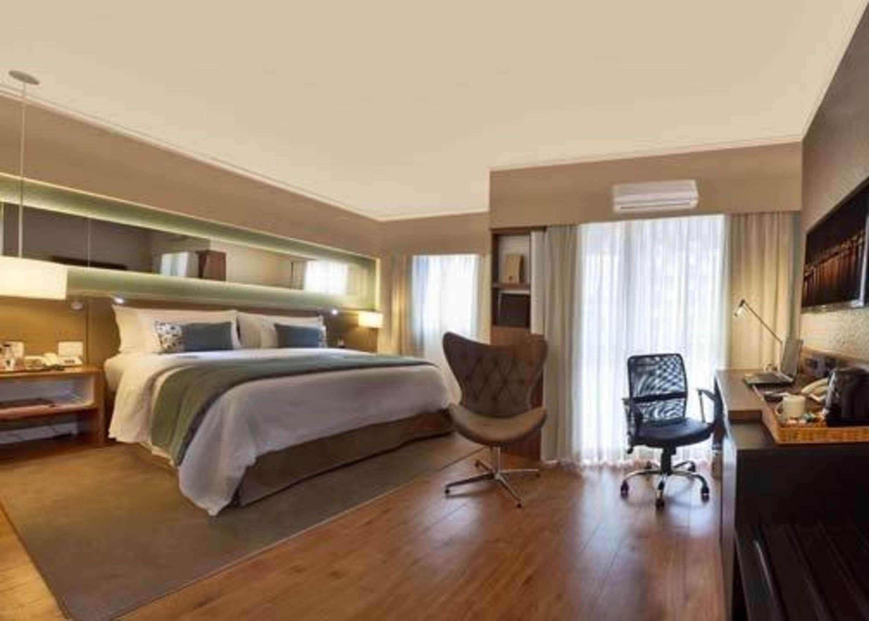 Clarion Faria Lima Hotell São Paulo Exteriör bild A room at the hotel