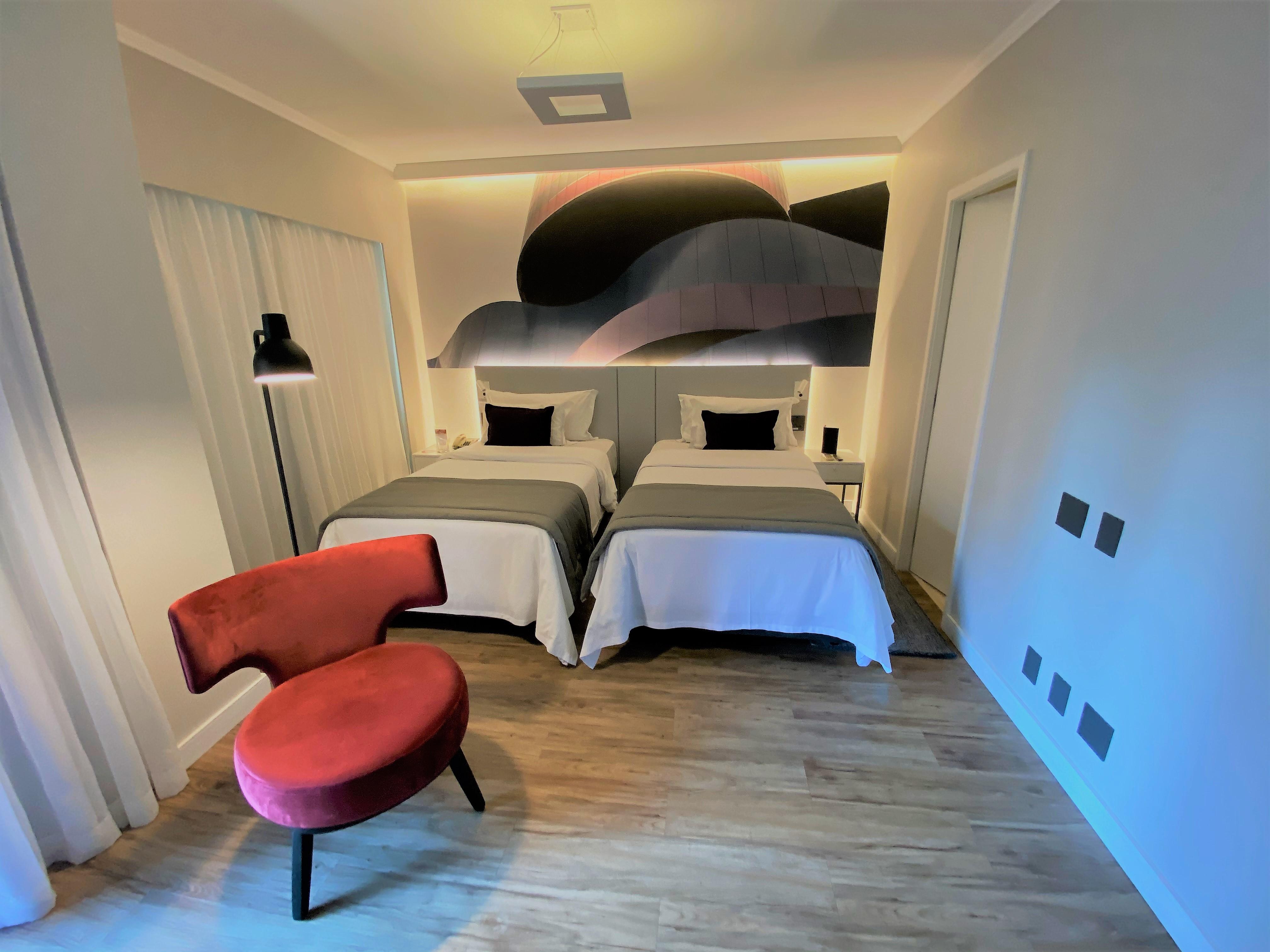Clarion Faria Lima Hotell São Paulo Exteriör bild A room at the hotel