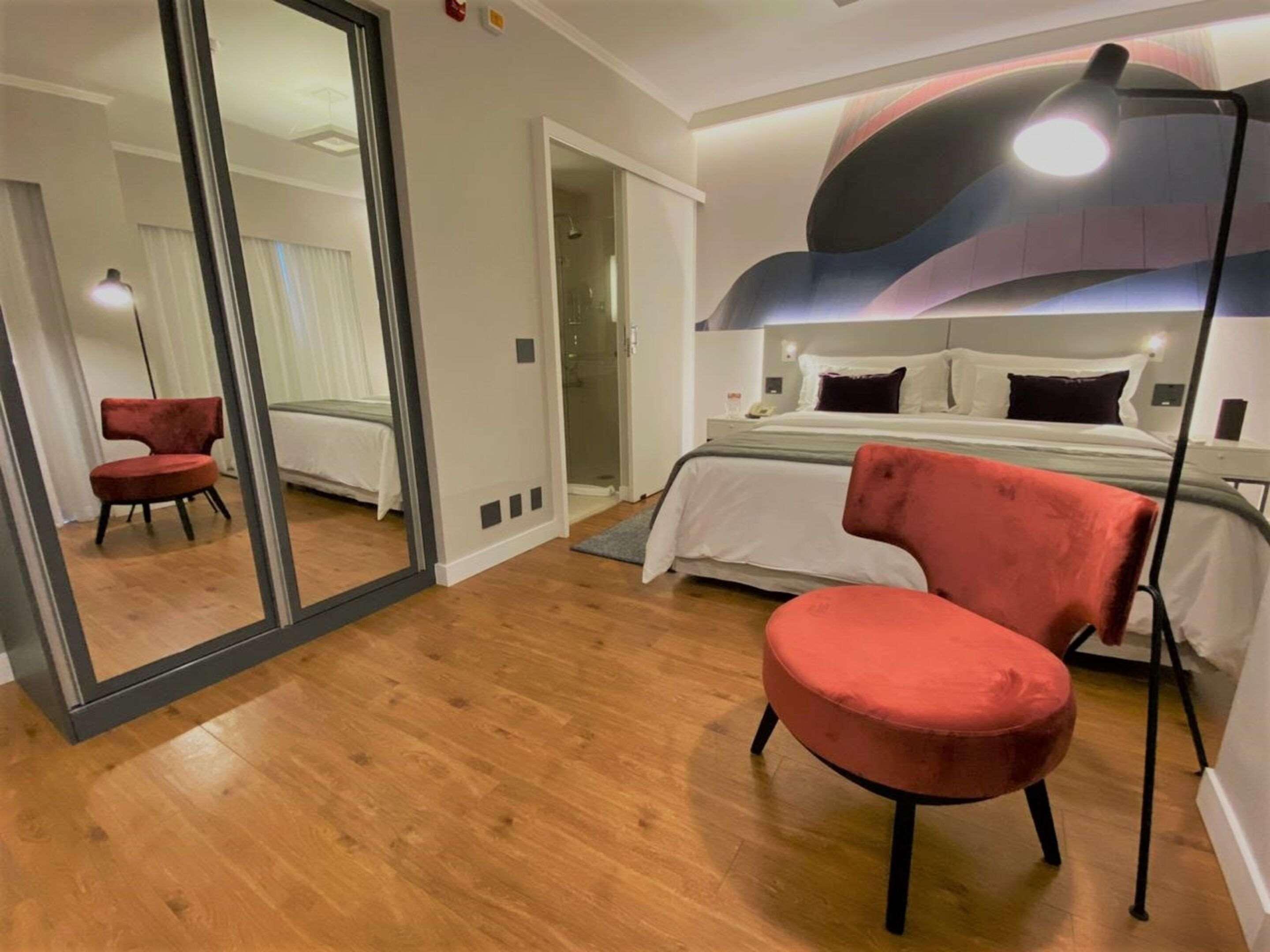 Clarion Faria Lima Hotell São Paulo Exteriör bild A room at the hotel