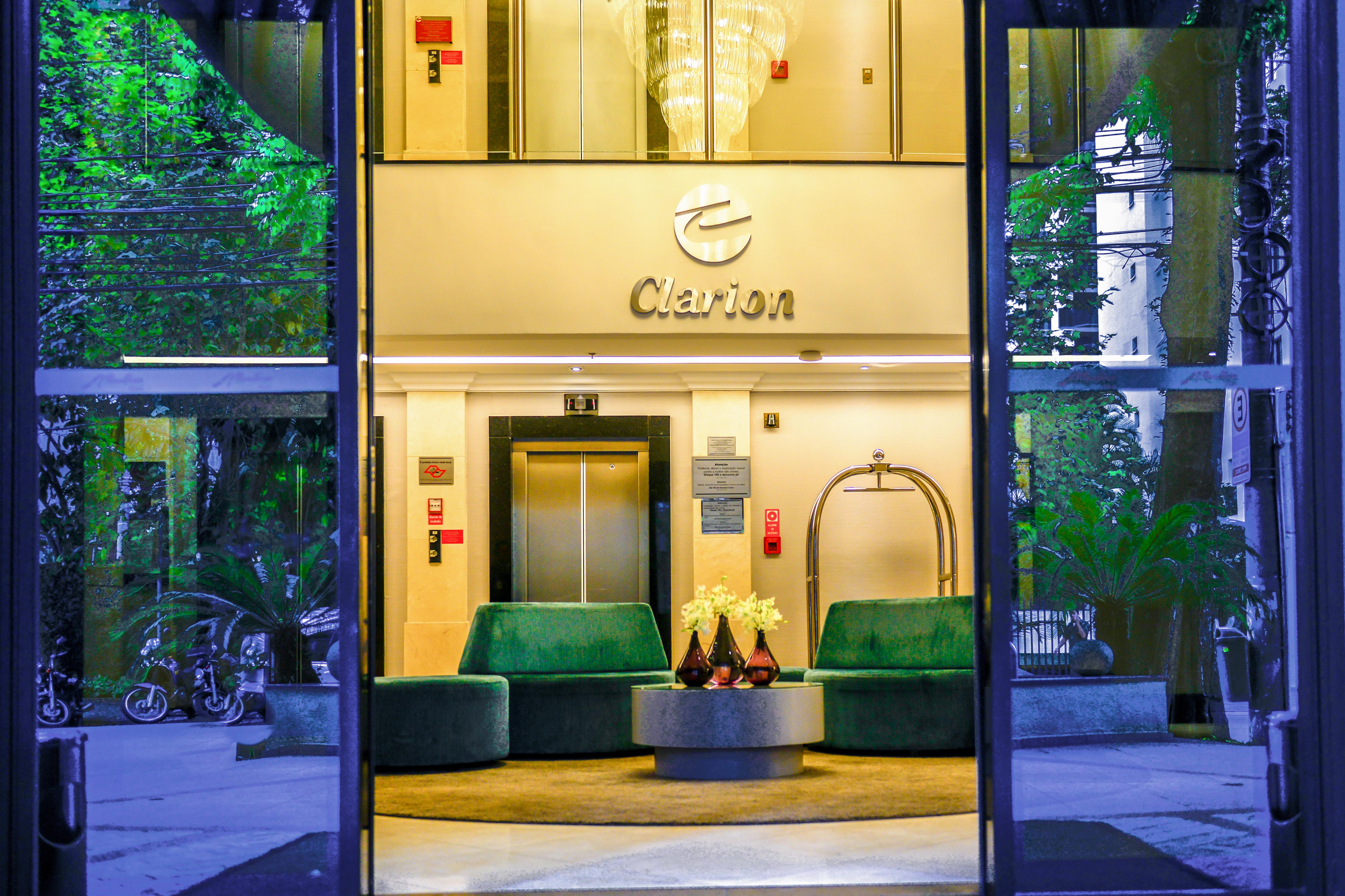 Clarion Faria Lima Hotell São Paulo Exteriör bild Entrance of Clarion Hotel in Milan