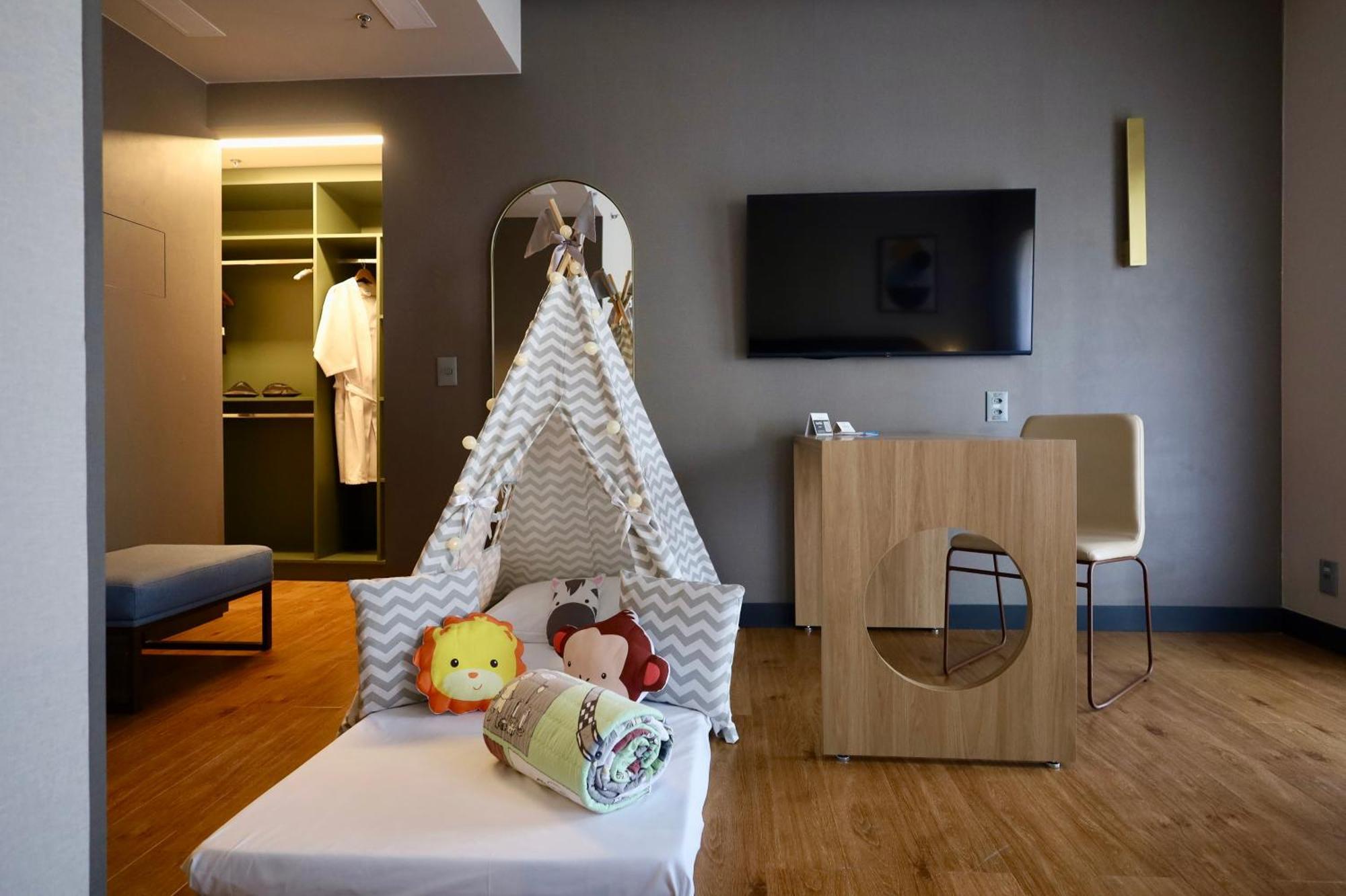 Clarion Faria Lima Hotell São Paulo Exteriör bild A room at the hospital