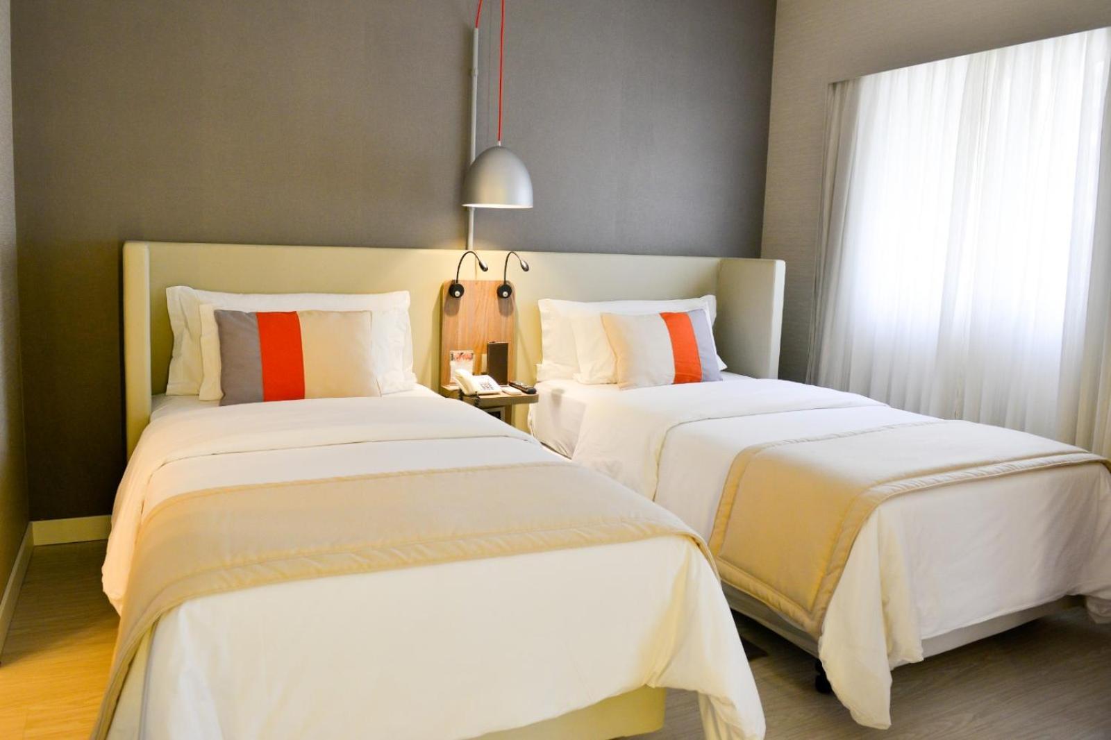 Clarion Faria Lima Hotell São Paulo Exteriör bild A room at the hotel